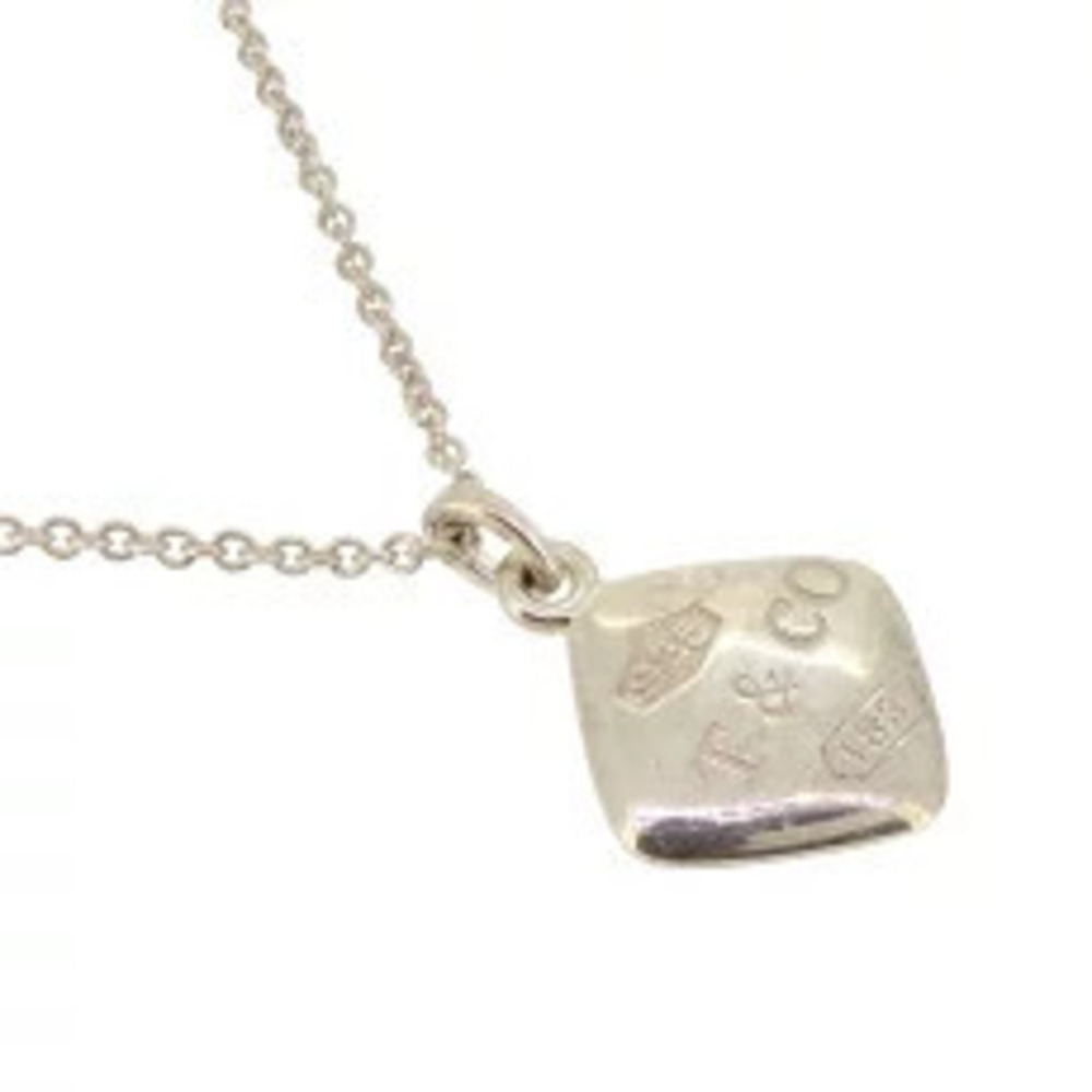Tiffany Co Montage Cushion Necklace Sterling Silver